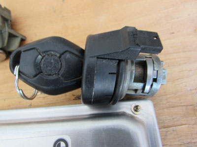 BMW Ignition Key Lock Cylinder Tumbler Set EWS and DME Control Modules 12147518111 E46 323i 325i 328i 330i6